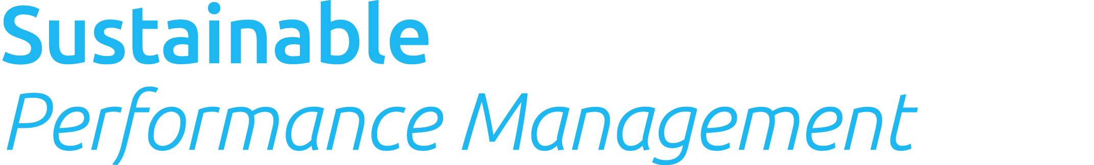 Sustainable Performance Management