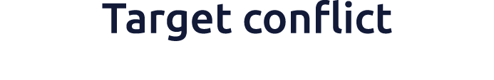 Target conflict