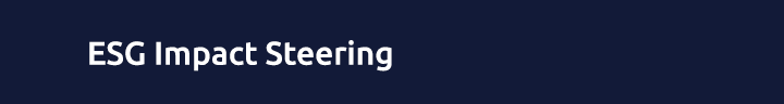 ESG Impact Steering