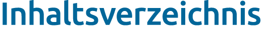 Inhaltsverzeichnis