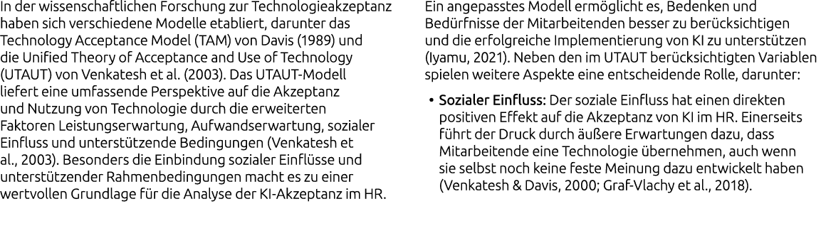 In der wissenschaftlichen Forschung zur Technologieakzeptanz haben sich verschiedene Modelle etabliert, darunter das ...