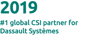 2019 #1 global CSI partner for Dassault Syst mes 