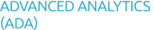 Advanced Analytics (ada)