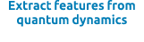 Extract features from quantum dynamics 