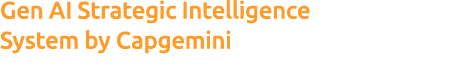 Gen AI Strategic Intelligence System by Capgemini
