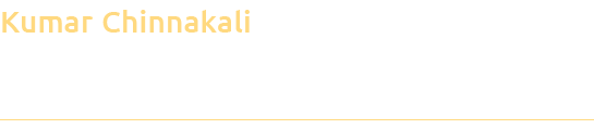 Kumar Chinnakali Portfolio Manager, Hands on Contact Centre Management Architect, Insights and Data, Financial Servic...