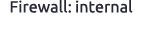 Firewall: internal 