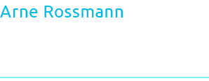 Arne Rossmann Innovation Lead, Insights and Data, Capgemini