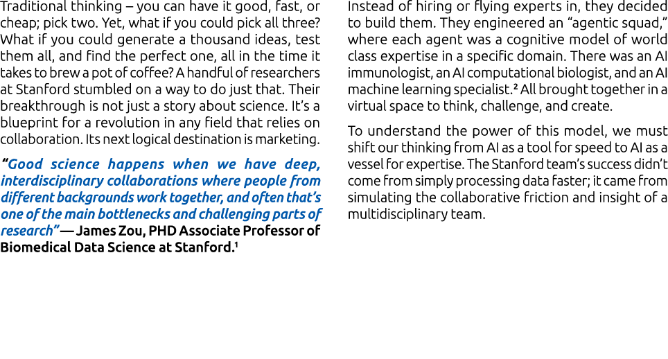Traditional thinking – you can have it good, fast, or cheap; pick two. Yet, what if you could pick all three? What if...