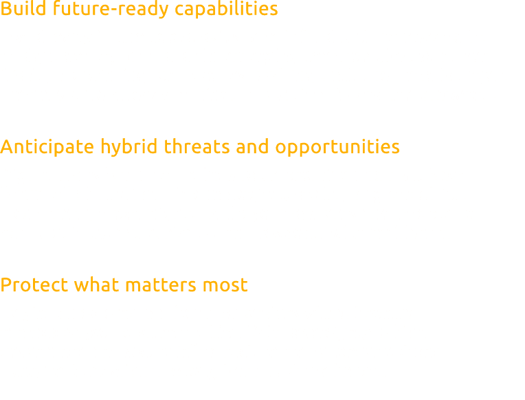 Build future ready capabilities Invest early in the tools, skills, and infrastructure needed to design, deploy, and s...