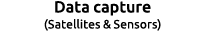 Data capture (Satellites & Sensors)