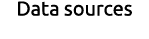 Data sources