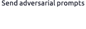 Send adversarial prompts