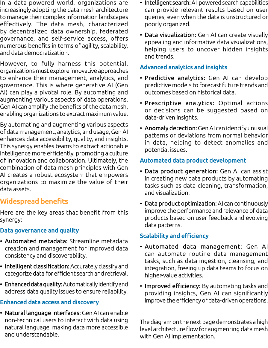 In a data powered world, organizations are increasingly adopting the data mesh architecture to manage their complex i...
