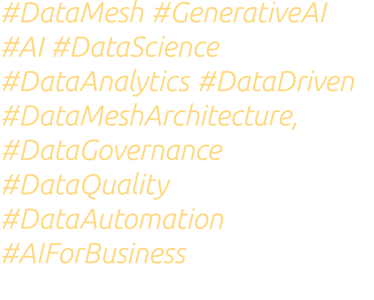 #DataMesh #GenerativeAI #AI #DataScience #DataAnalytics #DataDriven #DataMeshArchitecture, #DataGovernance #DataQuali...