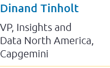 Dinand Tinholt VP, Insights and Data North America, Capgemini