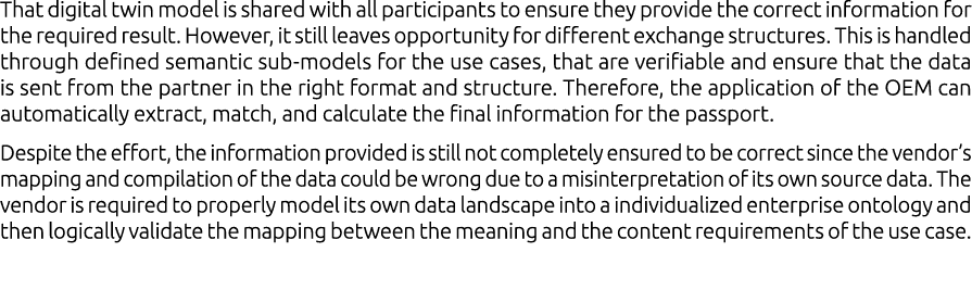 That digital twin model is shared with all participants to ensure they provide the correct information for the requir...