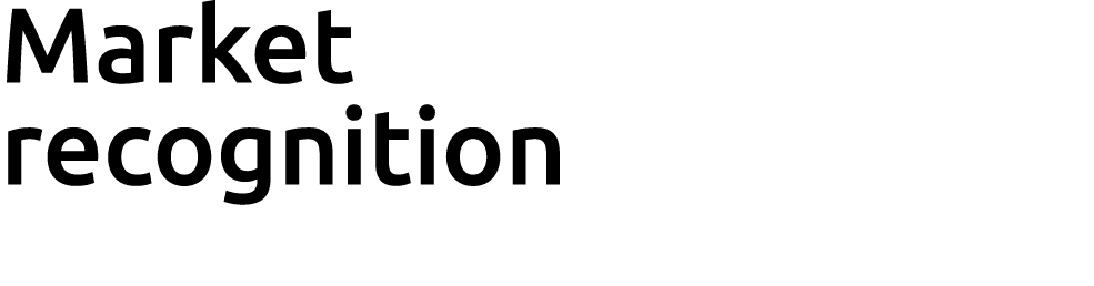 Market recognition 