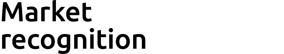 Market recognition 