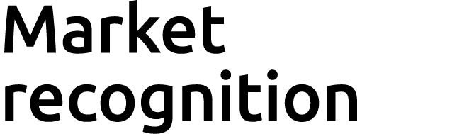 Market recognition 
