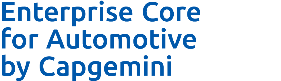 Enterprise Core for Automotive by Capgemini