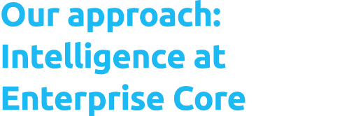 Our approach: Intelligence at Enterprise Core