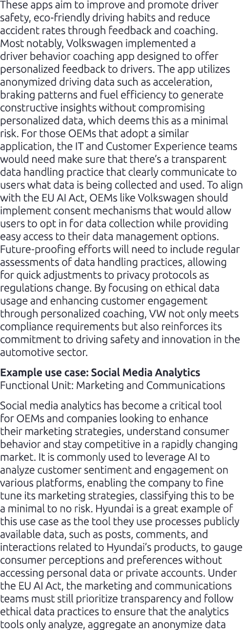 These apps aim to improve and promote driver safety, eco friendly driving habits and reduce accident rates through fe...