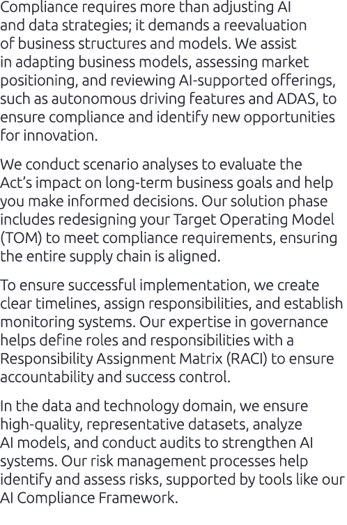Compliance requires more than adjusting AI and data strategies; it demands a reevaluation of business structures and ...