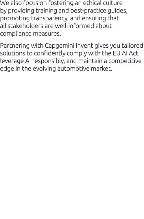We also focus on fostering an ethical culture by providing training and best practice guides, promoting transparency,...