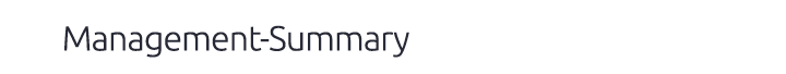 Management Summary