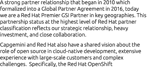 A strong partner relationship that began in 2010 which formalized into a Global Partner Agreement in 2016, today we a   