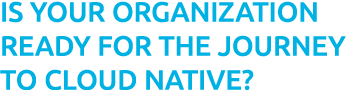 Is your organization ready for the journey to cloud native 