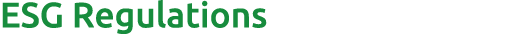 ESG Regulations 