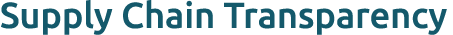 Supply Chain Transparency