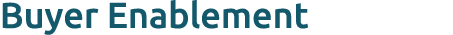 Buyer Enablement 