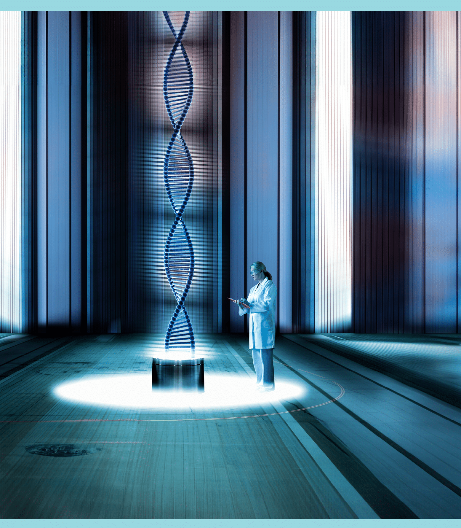 scientist performing DNA research